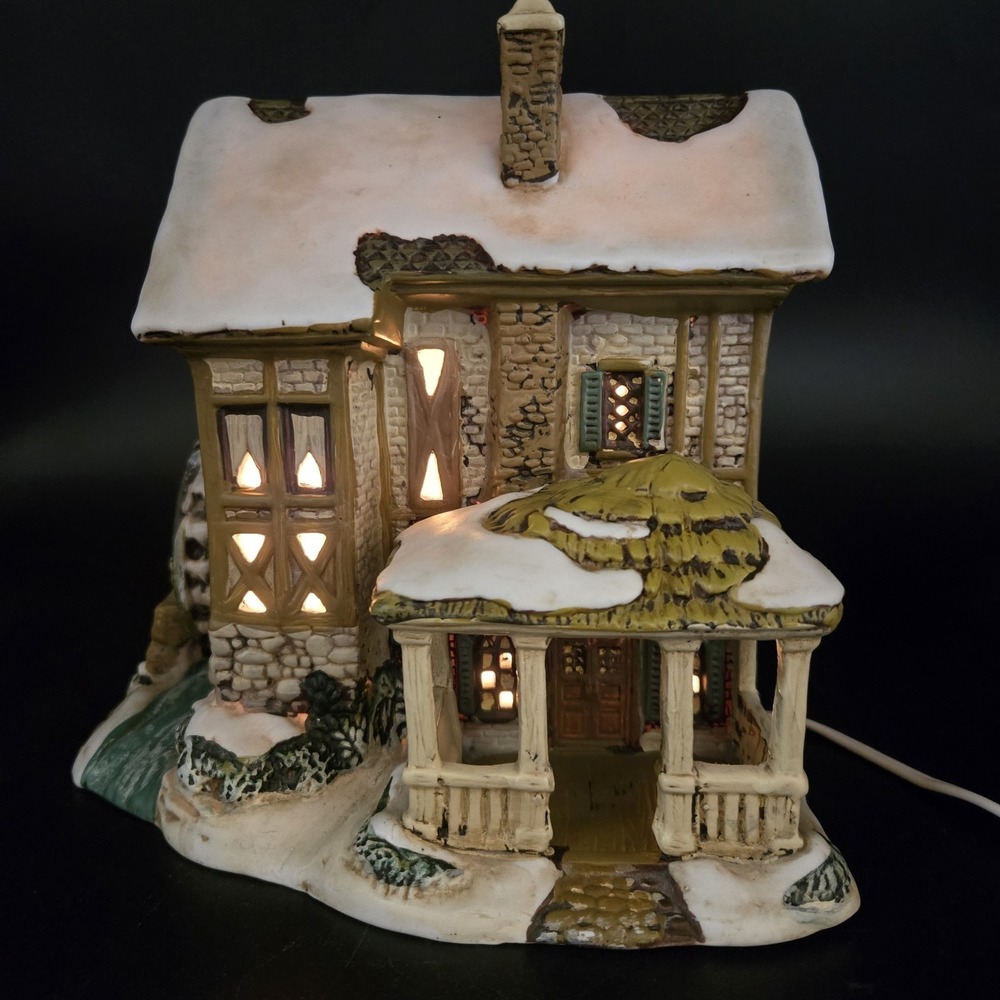 RARE Currier & Ives The Old Swiss Mill Museum of City of New York Village House